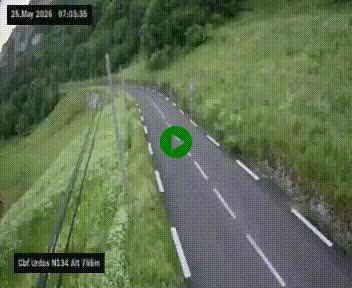 Webcam dans les Pyrénées Atlantique au niveau du col d'Urdos et du fort du Pourtalet sur la N134, en direction du Col et du tunnel du Somport, à 765 mètres d'altitude