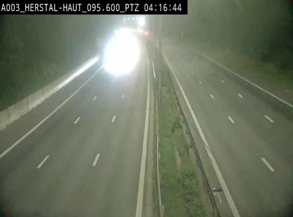 Webcam E40 à Herstal en direction de Liège et en provenance d'Aachen