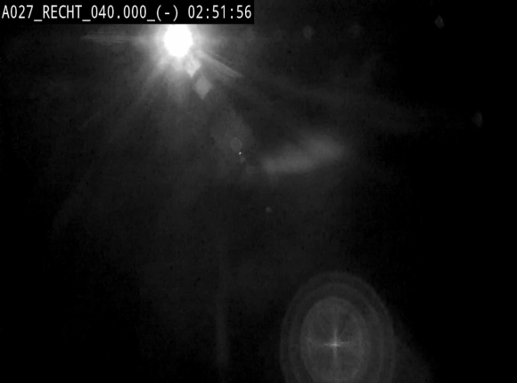 Webcam A27/E42 à hauteur de la sortie 13 Recht à proximité de Malmedy. Vue orientée vers Malmedy et Liège