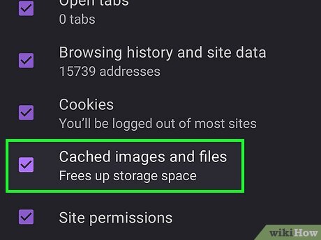 Step 4 Choose what to delete.