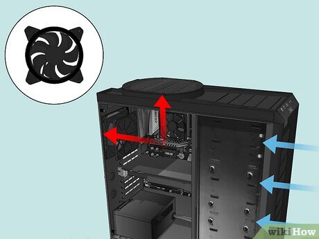 Step 13 Install the fans inside of your case last.