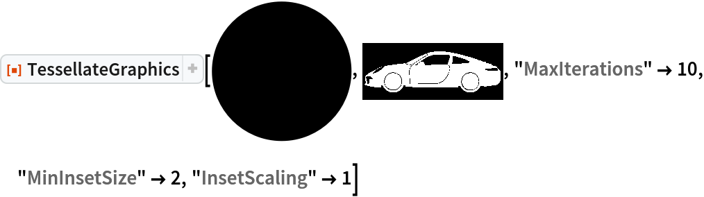 ResourceFunction["TessellateGraphics"][\!\(\*
GraphicsBox[DiskBox[{0, 0}],
Axes->False,
PlotRangePadding->0]\), \!\(\*
GraphicsBox[
TagBox[RasterBox[CompressedData["
1:eJzt3UGuZUlOxvF8MGEb7IIpQ6bNCrqlhhlIBRJiJWyRZdDZVJXy5TvnRDjC
9mfH+f8GLXXee084bH/3ZVdVVv/9n/79D//yN9++ffuPv/vLf/zhj//1j7/8
8sf//ufv/+Wf/u0///yvf/7lH/70/eX/+fj27X//9hsAAAAAAAAAAAAAAAAA
AAAAAAAAAAAAAAAAAAAAAAAAAAAAAAAAAAAAAAAAAAAAAAAAAAAAAAAAAAAA
AAAAAAAAAAAAAAAAAAAAAAAAAAAAAAAAAAAAAO19DKkrBGA3TjapB1raCzeh
B2qLSTh5B2rISDhxB2TSI07agUTKhH+m7gRwJnWyL6hbApxFnegH6tYAJ1Dn
eJK6TUBf6vQaqdsF9KNO7Rp114A+1Gndpe4fUJ46pF7UfQTqUqfTlbqZQEXf
g6HOpjd1T4FSfguFOpgh1M0FSvghD9JABlK3GBD7HAZdFKOp+wzIfE2CKIVZ
xP0G8l2GQJG+VOKmA6luI5CevHzazgNZntY/OXQi0vYDCZ53XxOfrVOziwXK
G+69ODDruV3gWjlQxcTSF4nJZoJrXALIN7XvxcKxn+NS1wGizWx62Ug4Bbre
xQBPMztePgpuoS56P2DH1Hp3CIFbpIvfEzCb2+seu++Z6AbXBSbN7XSTrfdM
80xbgBbm1rnNwntGeUh9WWDO3CI32vS7KtfDPKC+MDAyucKddvypyq08T/QJ
KGhyfVtt97DQnTyPewUUM7m6zRZ7qtSNPI8bBtQxu7TdVnq+2J1ED9sGFDC7
ru2W2VbuRp7HvQOkple14R7bC16O80QDAZnpJe24wGs17yR61EVAYHo/Wy7v
Rs0biR61Ekg1v5tN93av6uU8j/sJZJnfyrYbu1/3cp6HTQUSGBay77L6VL6e
6FFngVjzy9h4T/0ythzoUXeBMIZFbL2jrsWvpXmixUAEywb23k73cK3medxo
wJdl+3ovZkiyVvM8bjbgxbJ57ZcyKlYrWZ7qOODBtHP91zEyUkthnug6sMm0
bwesYnCgVrI813tgmW3VTtjC+DAtJHmy/8AK25adsYA5SVqI8twQACPjhp2x
e2kxsgd5dhDAPONynbJ3mRky53h6GsAU42Kds3O5ATKG2DISYMS6UgdtW352
zDGeHgvwwLpOJ22aJDnWFBtmA1wyr9JZWyaKjSnBxgEBX5iX6LD90kXGGGHT
kIAfmTfotOWSBsbSfYOEytGIfXnO2ytxWkwjsEipHh3Y9+a8jSqQFNMYLLIu
gMrsK3PiNpWIiWkUFnlXQE0L+3LkKhUJiW0cFpm3QDELq3LoFpVJiG0kJrkX
QRFLa3LoBlWKh3UuFtl3gdzKhhy7PLWiYRyNjeA+UFnbjnMXp1guzOOxUVwJ
+dYW4+CdqRcK84iMNLdCprWdOHldCibCOiQz0b2QY3EhHnel/fZUzIN9UHaX
ZyouC1+Lq/C4JYPdacCUhRpVebk4TXZhOFndA9tLyhuumUtCrbL8HPBFjR8s
7cD9B59faWXcgnplxdFdGPuWJ37/0jGbUnTtV0bmQHdh7Fqet/mlhqtSde1X
huZAd2HsWR/3/UsH7UrVqyyNbZ/uwtixPu37l45alpo3sY/MierC2LEx6/uX
jlqWmhexz8yL6sZYtzPp+9fO2paK97BOzNNFMYIOYNrWoM0vDdelqmLXsM0q
wEUd6U3AtL0xW1+6XZfyylzDNKVceU2Azd5In6Z92m5or2GYjFBwE7Boc6Lm
lzovh+IWhi6WENIE2H0Zys48rS+1Xo6UW1jaVpFLE7DsaSqr03wa9Mrziou6
hK1VxXk2HNNmx7IyTPcHFud3CVtzWolrP75YGozxE89Ps1Tw0WQ7Vi9h7EVv
mQN5re3RGN7++KSNEsraa82LSKd0NNfJTL31+TGbFdT09V+zgCnqwXUXOozn
tz0/weH4eub/OV58pp5cW/J5PH849uxogxpXLvdy4oF2VGMkgw/GHexlpzuL
n32x3Nn2Vmksg8/EHFqhYdmTOIT7bM9Taz5Tb3Q6q2ZX5DPpaGP/z6cezp2L
wjzq7tKBsoXVlZGWjtRzeXRVX5/qHbzhjr4UGSpNPZCxmyo7XWHXO27pTROo
etRzmNOn0kA0YZE2YWrq7hs0KzcKXVgnDpuEuudmHWuOQB/2qIOXSN3qBU3L
DkAntmnTl0Pd40V9K3dHKzyocxhJ3dt1rYt31nuShYjTGELd0z3tL+CKbjhS
B9OTupe7TriDI9rhSxvOber2+TnqMvvOGm4J4qiuUTfN24FX2kNDvKkja/el
cmX7XJxwB19HjLUUVVoXXZWtbJ+HE+7gjJa4U6R1zU3Jwt75OOEO3uiJN0Vi
V9zVq+ydixPu4O6IydaSntgV97VKe+fghDv4oyvuUvO65qFSaes8nHAHf0eM
tpbUxC54rFPZOBcn3CHAEbMtJjO0Zs81Svvm4ohL+DtjuFX82sy00Nr9XufD
q50dcYkINGbfl6wEh3XZRblfX27tjFsEoDHr7sMSE9NND0X/8HprZ9wiAp0x
moqTWzYdjaqXdtXJIdcIQGdmeeVJY3gHYWfdHHKNCLRmxD9SAsOShA32c8o9
AtCaa7uZKpXzcUHCTvs55iIBaM1nbrEqFPRxOcKGOzrmIgHozf9zz1WZoE/U
omu7q3Nu4u/dvYmMVtzjTSYKkbXf1zk38XfQmK2isxV7xKyJMnQj8HXQVdy9
uTex4Yo+Y76S8TvOcNRlnL26N7Hxij5jsoyJt5zhrNs4e3lvIgMWfMRkFRNv
OcRZt3H2+uYERiz2hLkaxu84xmn3cUVzYnIYfsBUCeN3HOS4CzmiN38VErLI
x89VMH7HQY67kCea86uAlAU+fe78ibcc5LwbOaI5vwsIWtjDp06ee9cxTryT
G5rziX/Y/J88efDk285x5KWcnDnxTdsR833qWgU7pfZ05q180Js8eRkfHibq
QKxDr+Xi1JmXlJfyd8b8zHt5OHboJWWF/BV/1PyLc2+2j96kygn5C/71UFdO
vtsuepMqJ+XvjDm7fO/swReUkfLT/5Wudw6/3g5akywh5Wf/3zA8OP6C62hN
sviUH/3/qfToBVdc9IbpFxOd8tsDUm8p8YpLLqEz6YJTfvf8zCuqvOSadm9Z
gEpiU37z+MT7Cb3molbvWYE6QlN+/fS8y2nPZ5uv1Yu5da0bSo95jZslFZBx
TDulMrS8280sJXuyE8Ku7RXuVkP4GR3V6cvmfndiC7WpC7KO+ZTvUUbo85sq
Eh6vLW/Ccl1jAzSteiw0dYRnLIi7CsF5Xmfroncwn2nz7RVdmioxaYQnrIe/
AqmZXOSjkh6W8l8fnXGHzydOlhc/wgO2I4C+K4tb0nuWcTFPZy4u+i4Vm6Sm
Xh37Clde+XknxnzlQ0EVRTy2Ne3qLC5w4a2fdVzKlz8ZUpP/Q3uTLs/O/pZd
/ElvT/mPn3Yuipx/VSPmWx93rirJETnfrivmXgU7pabbHoftrbr+Mw5I+YdH
WRF3q9grLX3MXZ7iU1Kq/jH3Ksv/dgWbpSXbH7flLZqBoVNi7vckxwtWbJeU
OuZ+z/J4UiZiHvYwcv6FqCG+u1szBwPNU+79O0HfW5bsmJA25s4P9Htcht4x
96/K/Zvf50ln0PQjYHdrpuFJ65iHfLE6XrVkz3SOiXm/oBPzyKeWbJqOpB1B
q1szELc6xzysKr8HF+yazkkx7/YTvXHMA79S3S5csW0yiiUKXN2aobhBzEOf
XbFvKofFvFfQiXno0ys2TkWwRcGrWzMYl9rmPLoon+cXbJzKcT/OPzoFnZiH
nlCwcyrn/Tj/6BN0Yv58xO4ZFXunIftxHn9E7AkumsY85XuUnDtSrFGXJUmw
nHPtl0DOuQ6n9NiCBIfGvEvQl3I+900QXXXSOeonnEEV84RDW4zYnvPZL4Pw
qluc02IJEqhyftA5W6w5n/46CC+6x0kddiCBKuYph3YIujHn818I0UWnHORw
VP0VyKDKed5ROSctM+Xc9JUQXHP8MT5n1V+BBGfHvEPQ/XOe81c4ww/xOqz8
BiRIzZzizLNyPvnes/6O5e5p5Tcgwekxb/C/0CNynvHPqcUe8fNxex93K6Up
RQh6LUk4U3Knc37UP1G8eV7xBcggCEH2klQPuiW48zFv8OfIjAdufdqvlJYU
EWi2JOGa5jzw8dcHrp9Ye/4JXhHz6nOOyvlRf7SfnG8QzKvfkoQzxbZE0AX9
3LpP6fEnkOy/aEmSjzRol/PQ75CnQxWfPYAs5q2WJFxczoPu3G6EpccfTjKu
fksSzhbaN+ec37gveFHMT8q5/q+5N1ycyuOPptl9zZKUDjo5nz5247OepXQi
2vyGSxKOnEcfW3n6sVSLL/x6ERw7x5rZpDw/lZt53g/HknMj0Xey7g+VVJ60
9YezNufKEZJzG9WoWi5JOIecJ/+xoG4jLDz8SLJRtVyScA45z6428TyPgwsP
P5Au5trfSEgOnmHM+V8+8KG7TMflqTz8MOKY647WHDzBnHOhlj8kqjQvk3Jl
Wi5JPHI+fXT2J9uSbkzLJYlnzrnwK6DlCCsPP4b2B0PLJUmwnfO8q4lHuHZ0
6eFH0MZc2e/So97PedrdxCMk5xOSv/qvzxeeLTp6aC7m5JycT1HHnJzfaJRz
6QqR8xnqlJPzO+R8/vDlT/qWUlbqNjzVIDxbdPQQOZ8/fPmTvqVUVSHm5Pza
ZMxL/Ik1cl5ahZS3XZJo5Nxw+PInfUspKXUTRnUoD1ed/cyec93fQG86wrKz
91Ql5l2XJNh0zMk5Ob+XuwePmi5JrPmYVyi/6QiLdC9QmQ350C+J6uhH5Nx0
ePYne6izIN+pl0R19BNDzL/dfi653Lzjvh6e/ckOaqWcv692wRLzb/efy603
7bSLw7M/WV+1lJPzr0wxJ+fk/Gf5GzCBnP/EFnNyvn52xenvK5lycv4zY8wr
/O9zaR83ji44/W01Q/5Bzn9ijfn9D/TkohOP8zq63vT3aIY/iZz/yB5zck7O
vysd8g9y/slezD/ufj2j7MzznI6uNv1lqu93C2Vx1bqyGXPZdzo5l3lah1rI
+W92Yy77a63anEs+G2hhDcqH/IOc/85htKqJ9xxhStHLqd3bhHp0VRZrj8Nw
VSPvOcLFD+9n0tfy/XPpiq3VI48JCzvZNOfdOPYum6z+Sm1rPnRVMVvnuoVv
g18rypNduFKbm++IboI7x5LVTKpmVRpR9/US1bN5bJ/+HoGcr8S8Su1/pcu5
4FSsEa1tnSVpH3NRM+u1AQ80e1tnSZZiXqT237z8mxoTZDnPPvLaWszLlP8r
co4RydoWWZLllBdLumaClTqAkffmfCvlpfb8rROEgWBnCyzJdshLRT29kkJ3
x5xX5dwp3tWS/qIJYlX6viri4R/wUlFPrqLIrWGhyHnuafGSb3L5UkoNvx93
88t1vvrws+TRJB2Wku8fpF7o6sXwAj5VcvmLec2AXfJows9KifWVxGtdvRh7
/OfDLn8xrRVYkjqawKPikzwUdLMvt7t6NfDsL4Vc/2pKH3DveQips7lZ0r3I
OCTUkVuvHu549XLMuVd1XP9qeAswMN6RrNk8nG+Py24gA8V07uH5MYde13H9
q6G3x4zREqZN5+F0U1Q2U5jDv3VPz/Y/8a6M61+NuzlmjcaQNp3bDZ2NyWb0
8nm27vm5rqc9VbFSHFKM5pA0noeznxOyEbQKvHr3+Eivg0ZVjGsj5ypTSxI+
n8sjnsOxnq1yHJr3/DiHQyaKWKsNKeaWJOFvAY9LO91G80bP2Xn8dA0TpZFz
lfEgEib0ePDbLHVv9ISlB9tKmCotoR24MtHX8H4/HftepvaNPmp7otXdw1P7
JRXWWidTFQdf5frhmVOqbaZ/40/MPGnR05Go6nZguVuibEEDz52662fmAJlg
cbcTy9wS4f1PcNfRoAGS845uRxa0JSyJu9uWhgyQCbZ0P7WQLWFJAmTNcHAY
KstaktstEd79FDkzvH+g8OqYdT83zyUh5pHuw+c7P2Le19Po3Lbk/m/1CG9+
jvgZjs9BcfFLwm/5oj321ml+dw8SXRlWj8PbXxJinuAxgi7zI+btPc5vd0n4
LV+K5xDuz+/uEaLrYsFggjtLws+CJKMYbs6PmJ9gNMPVJeFnQZ7BCNaGOPqw
4qJYNxzjypLwsyDVaAoPb1mbHxPsx31HxlsiuOXhZjptHh8xP4rrjsz8bjH9
huebGMfz267eP/lQNDE3zYkdmduS1Lu9xeRQ5t84/UC0MT3Rp+HP/lY/82Jv
MjuayzdvPQxdGGe6syXhd3mtx2ya+u73JNTiOVaWROQ5nrPNd3kIivKaLEsi
NAz6aAK7n0d9++NlSdRmgn43h+UPope9GbMkJUyldZn6dvCwOmiWpJCdGDPB
l2BJ+mOAGGJJDsAEMcSS9McAMRSwJGxJOuaHEd8dYUkkmCBGPHeEJVFhgBjx
2hGWRIkBYsRjR9gSNeaHIZbkBAwQI6T8BMwPI4T8DMwPI4T8CMwPI4T8DIwP
Q+zIMZgdhlgSAAAAAAAAAAAAAAAAAAAAAAAAAAAAAAAAAAAAAAAAAAAAAAAA
AAAAAAAAAAAAAAAAAAAAAAAAAAAAAAAAAAAAAAAAAAAAAAAAAAAAAAAA7Pg/
JhWH8Q==
"], {{0, 407}, {1000, 0}}, {0, 1},
ColorFunction->GrayLevel],
BoxForm`ImageTag["Bit", ColorSpace -> Automatic, Interleaving -> None],
Selectable->False],
DefaultBaseStyle->"ImageGraphics",
ImageSizeRaw->{1000, 407},
PlotRange->{{0, 1000}, {0, 407}}]\), "MaxIterations" -> 10, "MinInsetSize" -> 2, "InsetScaling" -> 1]