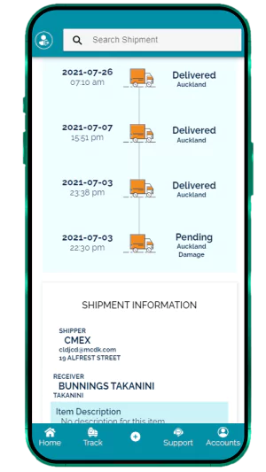 wpcargo customer app track details