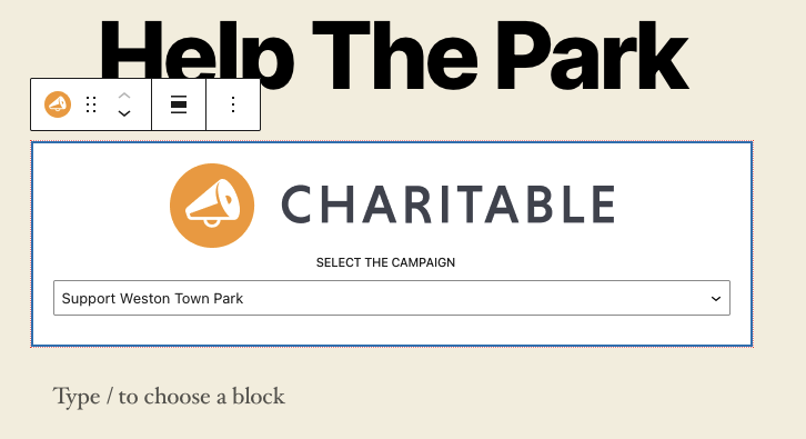 block | Charitable