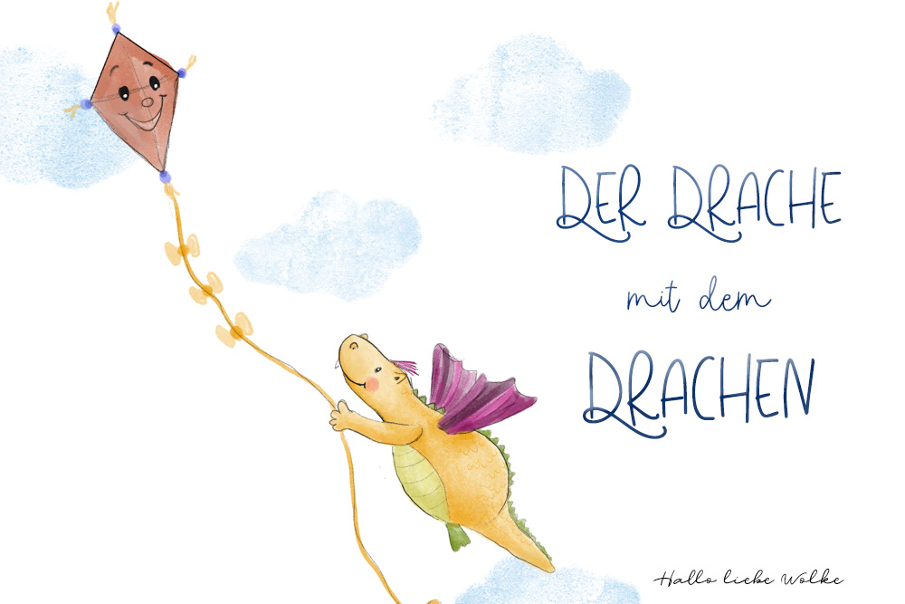 Selbstbewusstsein Der Drache mit dem Drachen_Herbst_Kinder_Kindergarten_Kita_Kinderbuch_Selbstvertrauen_stärken