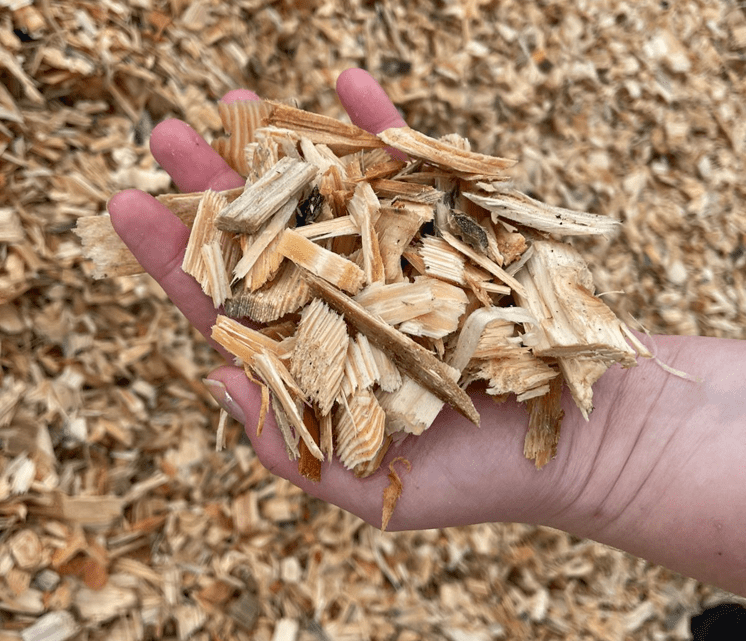houtsnipper hand