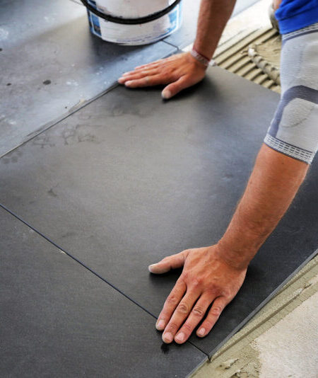 tile installation - Zelta