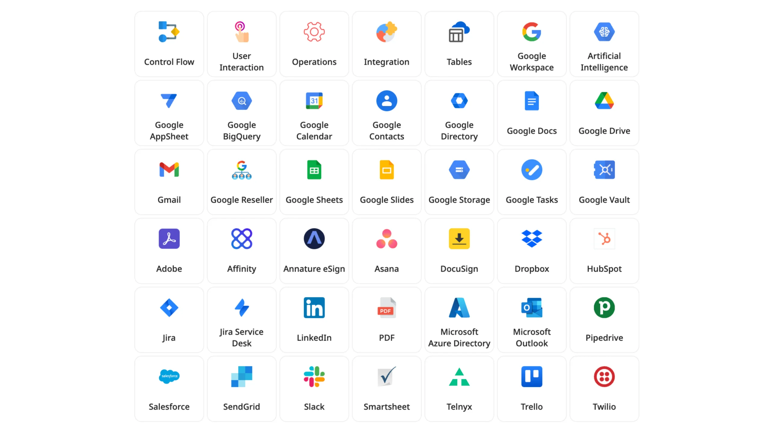 apps logos