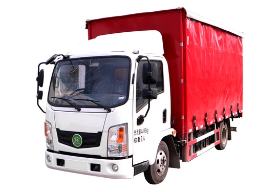 森源重工 SMQ5041XXYBEV 型纯电动侧布帘式运输车